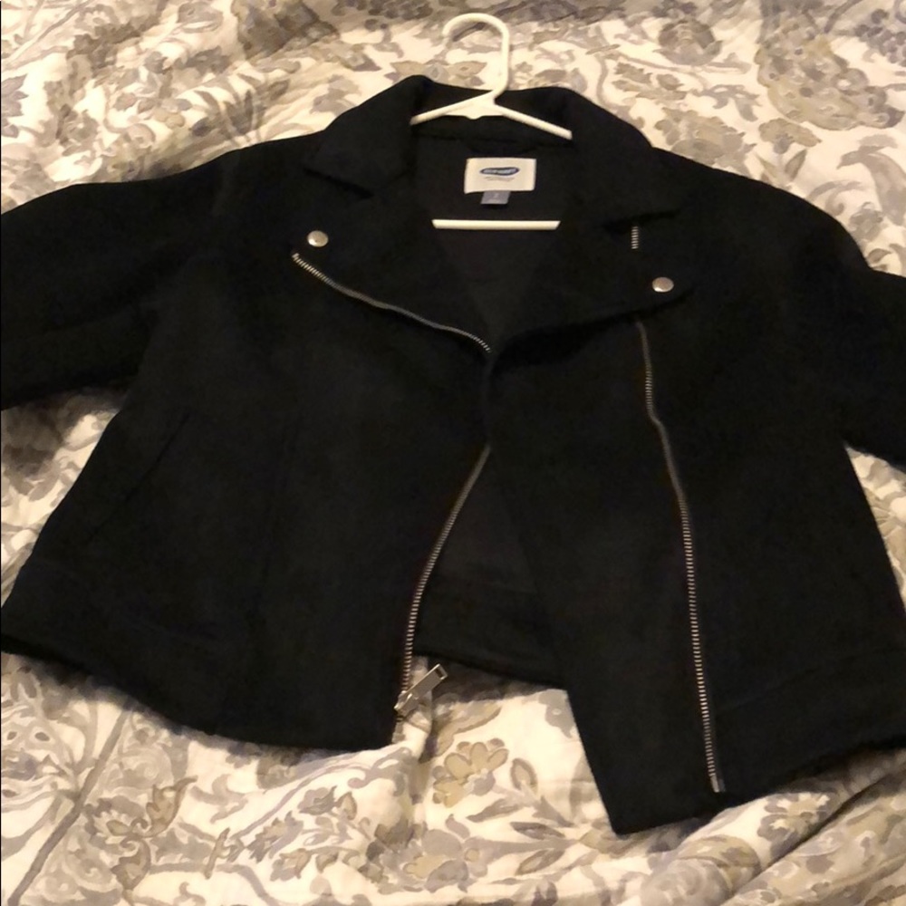 Faux suede jacket, worn once.
